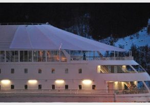 Sun-screen :_Hurtigruta M/S Finnmarken  Area : 327 m2